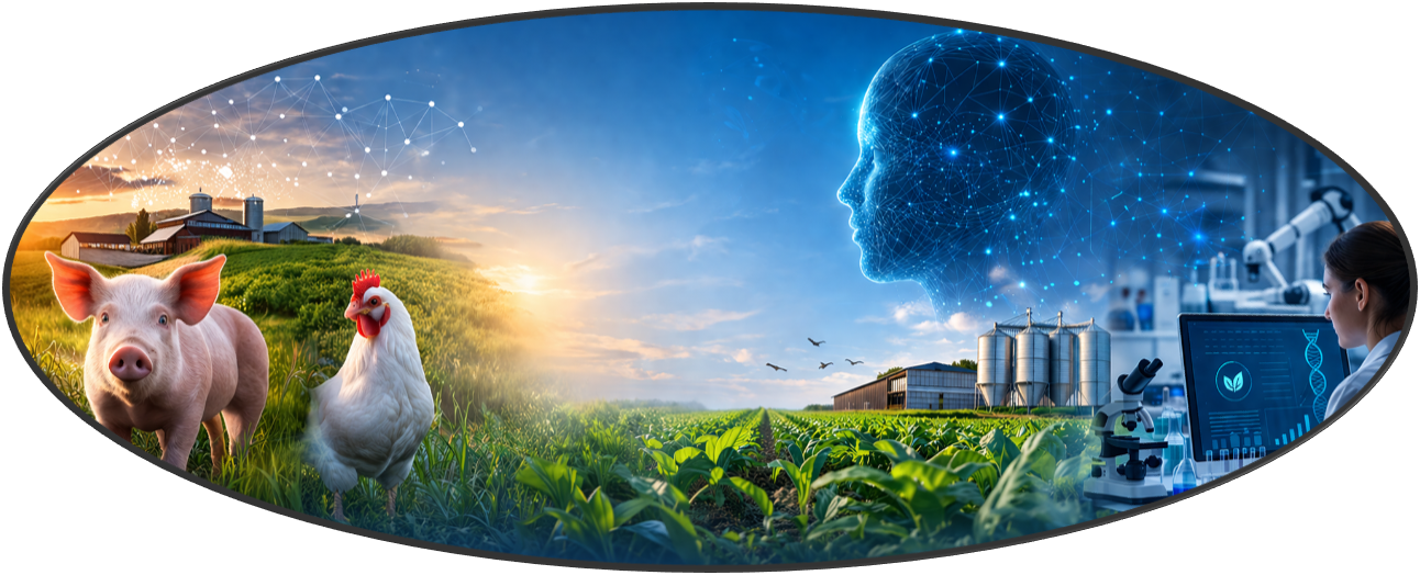 AI Metabiot Ferme Elevage Champ Cochon Poulet Usine Laboratoire